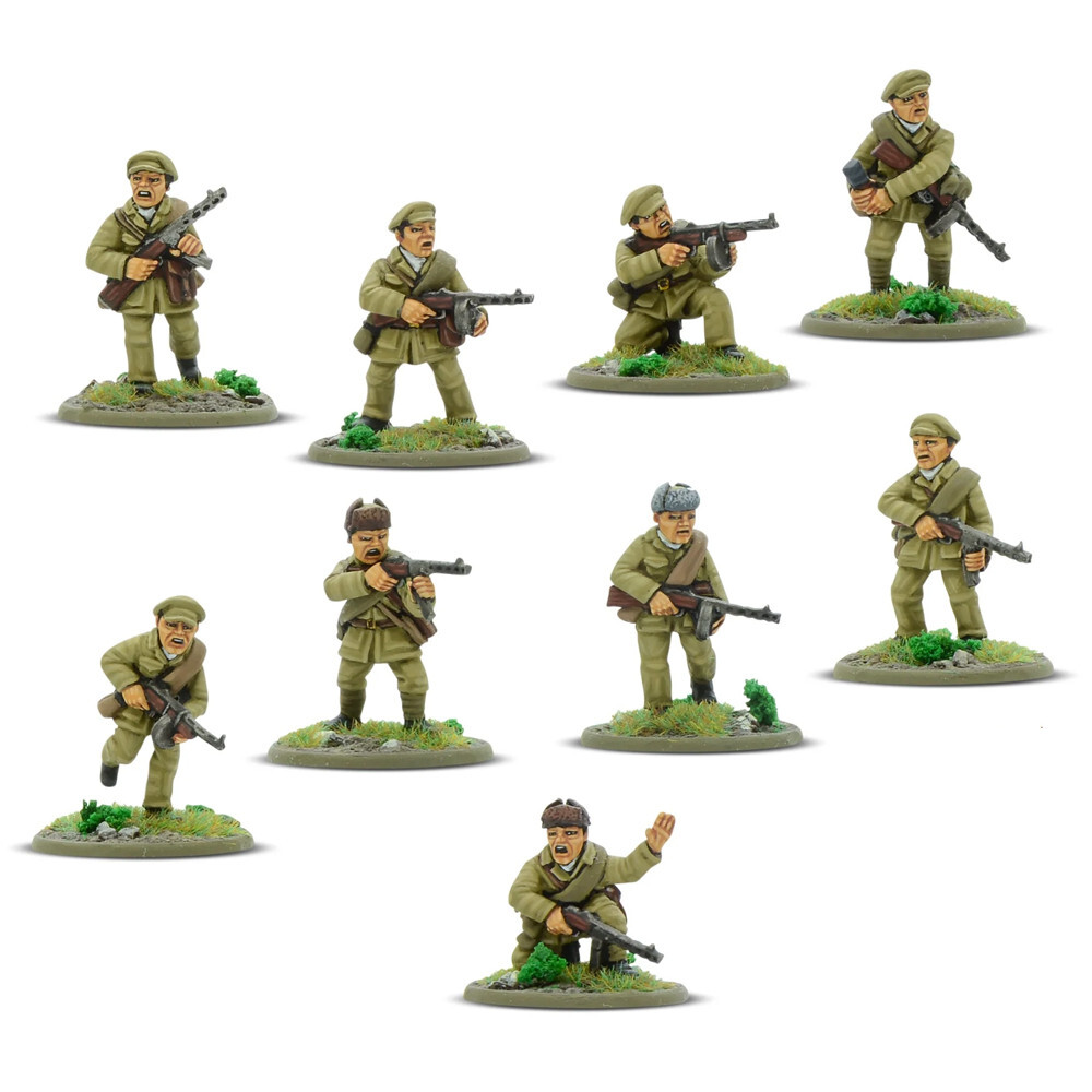 

Миниатюра Warlord Games Bolt Action: Korean War - Chinese PVA SMG Squad