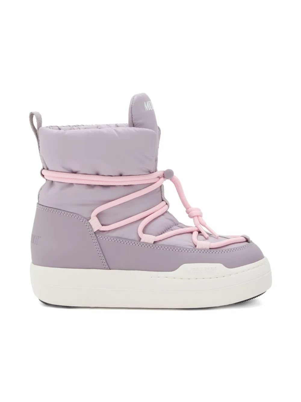 

Дутые зимние сапоги на шнуровке Moon Boot Kids, фиолетовый