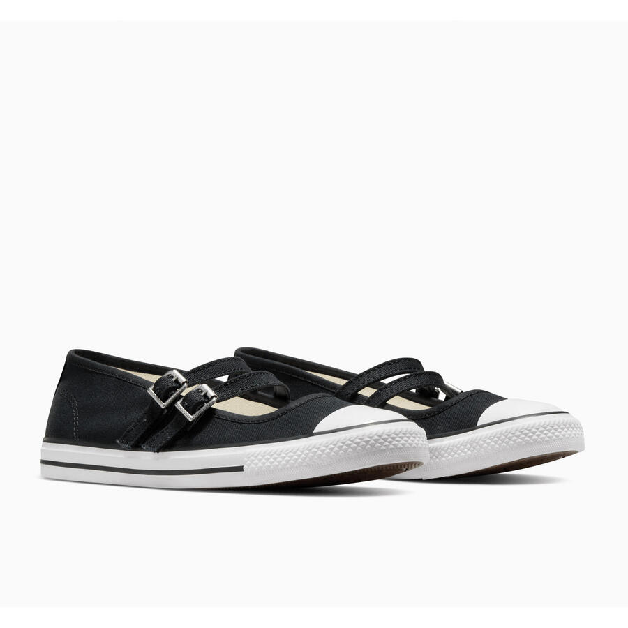 Кеды Converse Chuck Taylor All Star Dainty Mary Jane, черные, унисекс — фото 3