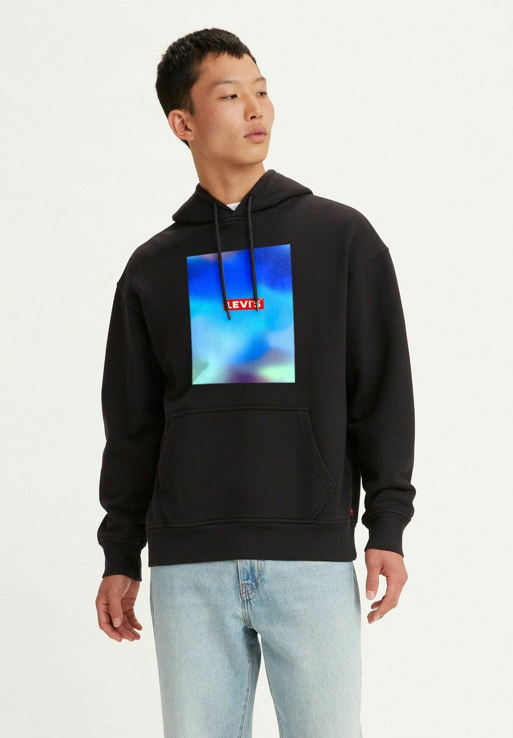 

Толстовка с капюшоном RELAXED GRAPHIC Levi's®, цвет Mottled Black