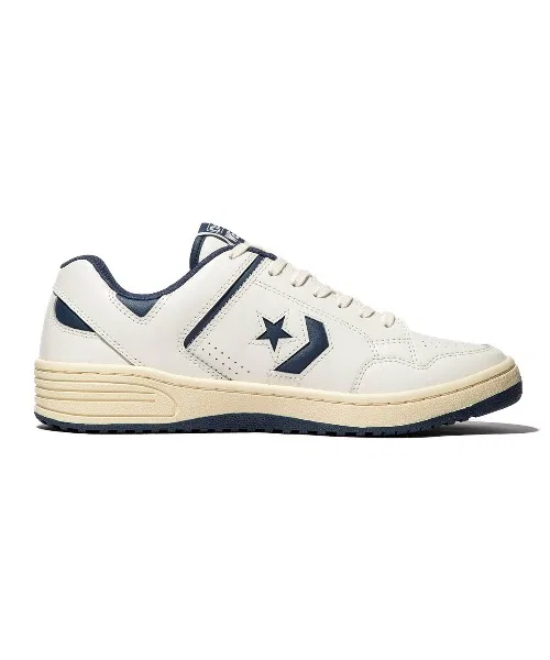 Мужские кроссовки из кожи CONVERSE WEAPON CC OX оранжевые — фото 3