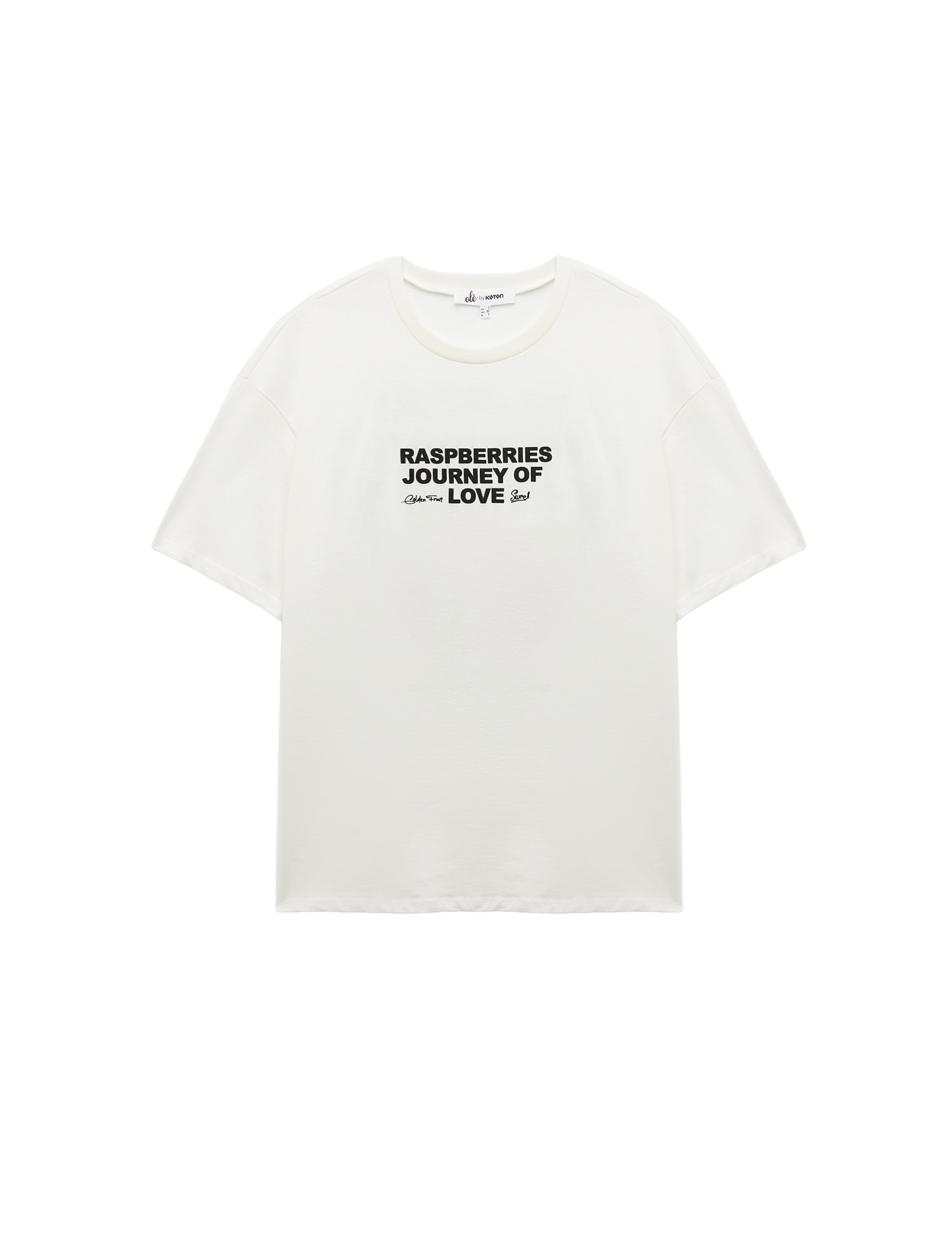 

Koton Футболка в цвете экрю, Белый, Koton Футболка в цвете экрю