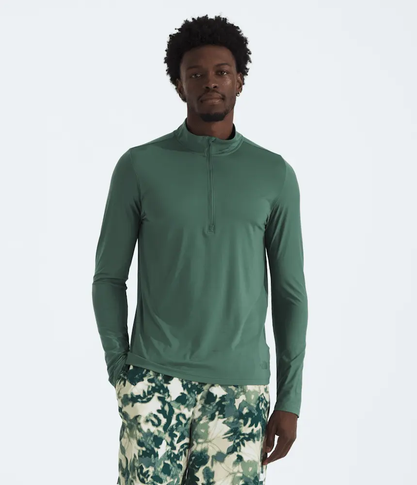 

Мужская куртка Dune Sky с застежкой на ¼ молнии The North Face, Duck Green