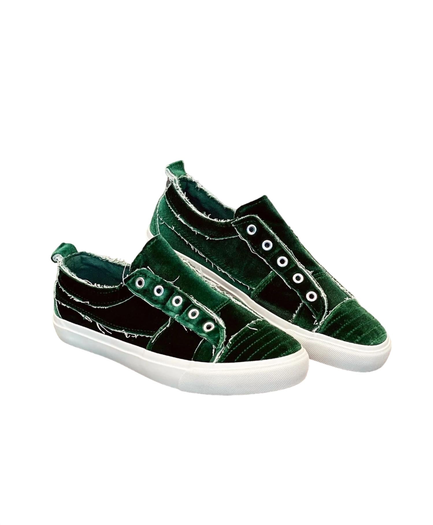 Женские кроссовки Babalu из зеленого бархата Corkys Footwear