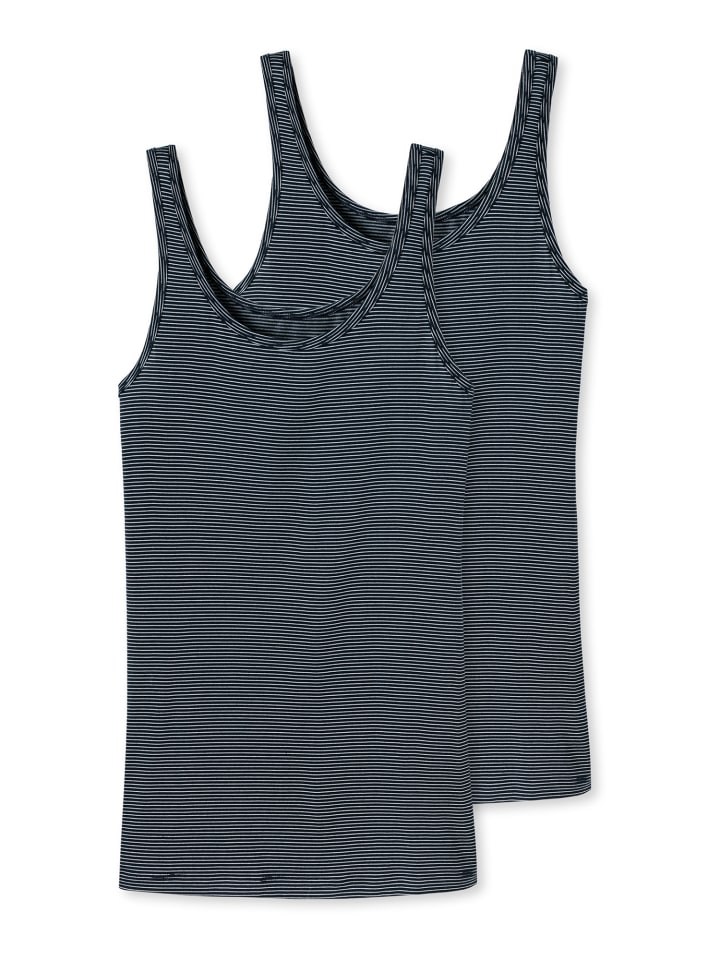 

Топ Schiesser, темно-синий