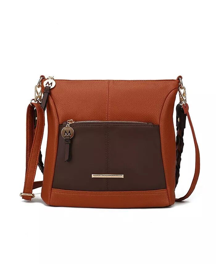

Сумка через плечо Nala в стиле колор-блок от Mia K Mkf Collection, коричневый