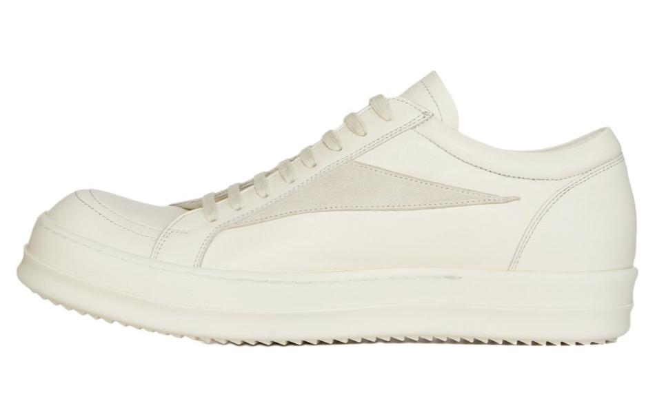 Кожаные кроссовки Lido RICK OWENS, белые