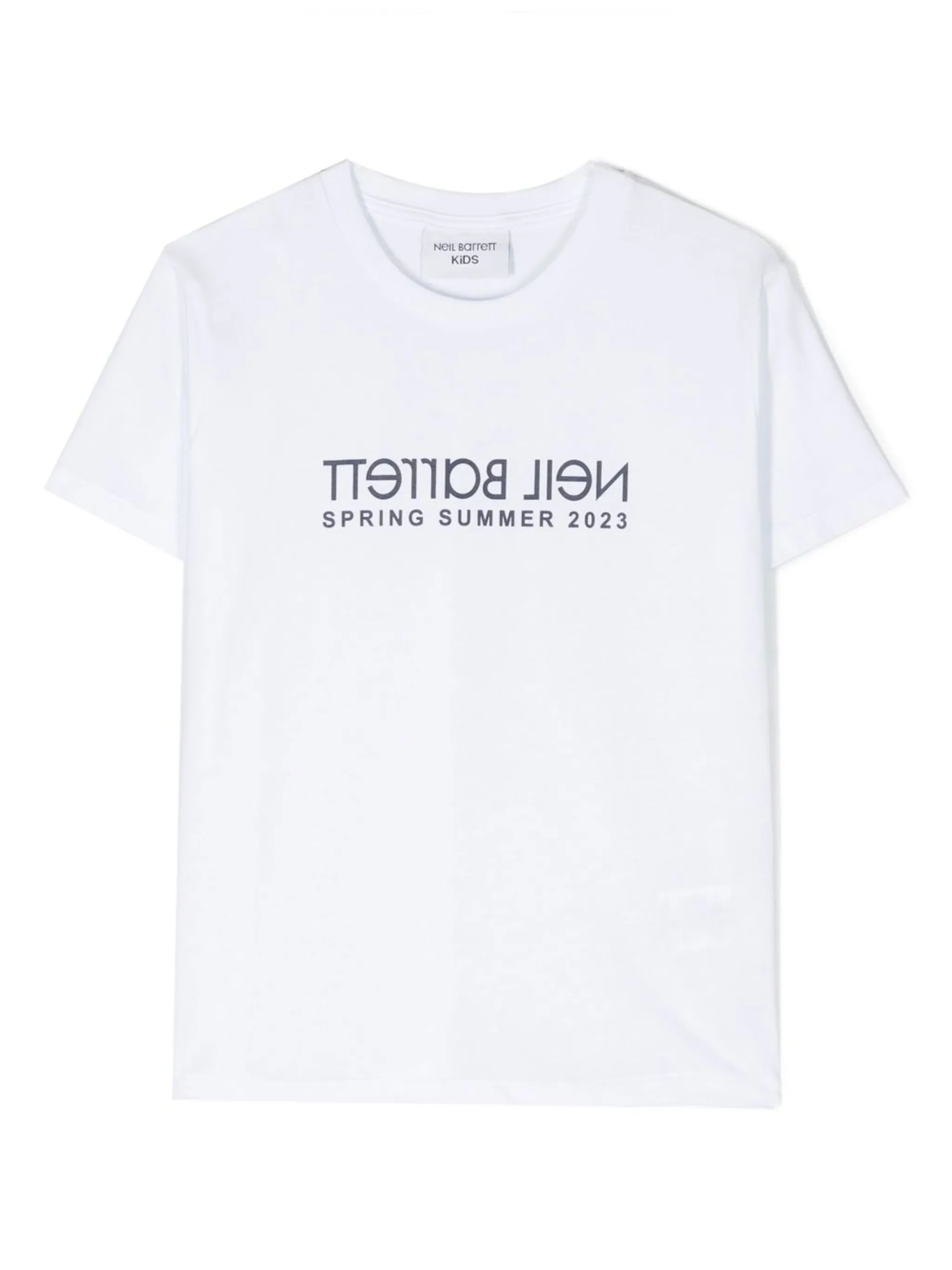 

Футболка с логотипом Neil Barrett Kids, белый