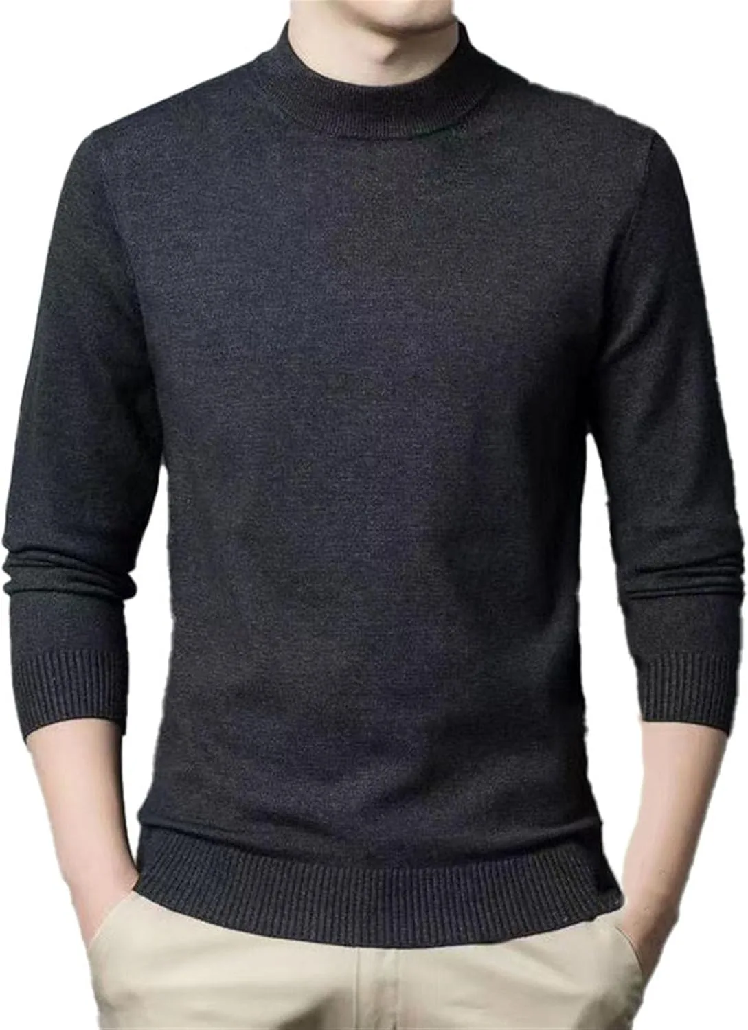 

Зимний свитер для мужчин с полувысоким воротником CXLCZNKG