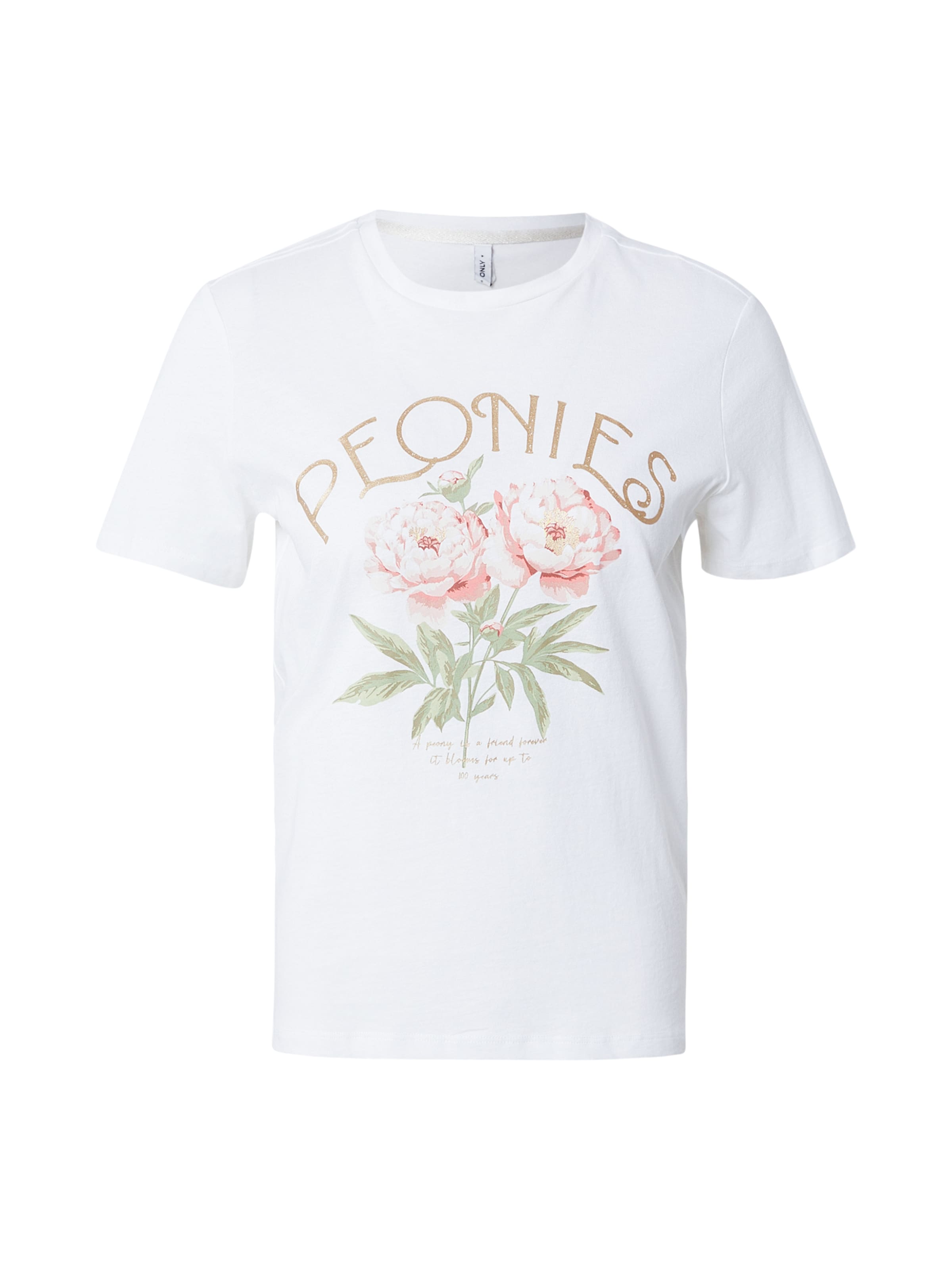 

ONLY Футболка 'ONLAMBERDINE' в белом цвете