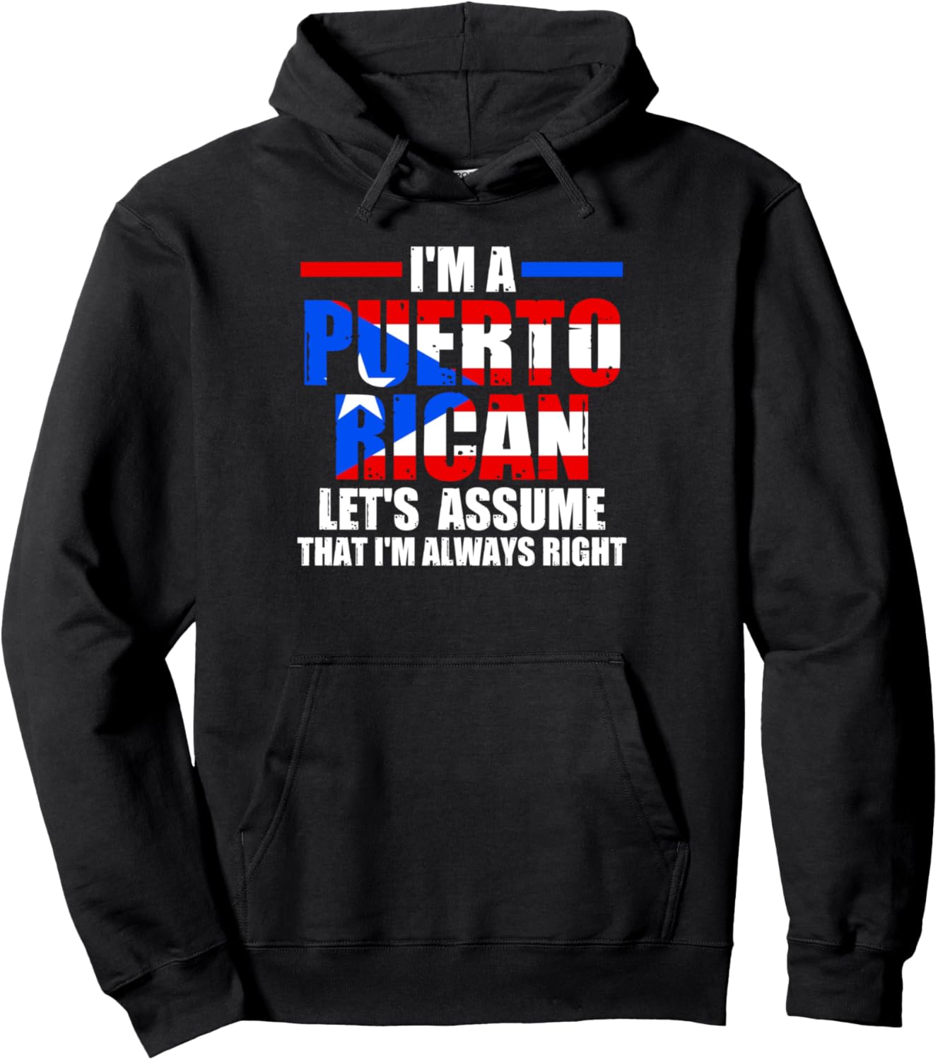 

Я пуэрториканец, я всегда прав, толстовка с надписью Пуэрториканец Hispanic Heritage Gifts, черный