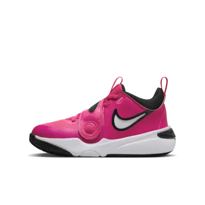 

Кроссовки Nike Team Hustle D 11, цвет Fierce Pink/Black/Playful Pink/White