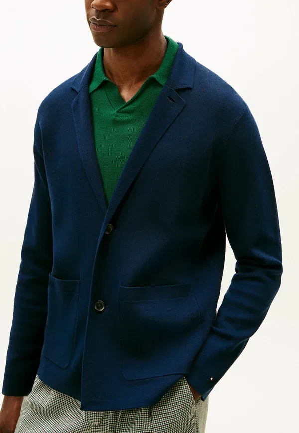 Пиджак Smart casual regular fit Tommy Hilfiger, темно-синий — фото 4