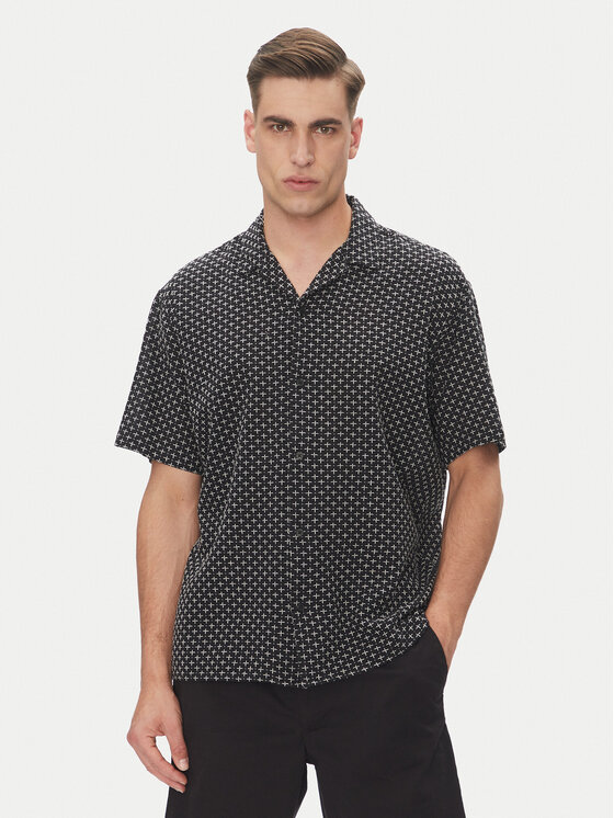 

Свободная рубашка Luke 12277185 Jack&Jones, черный