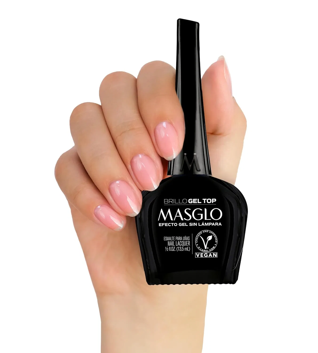 Верхнее покрытие для ногтей «Top Coat Effect Gel Glossy S/Lamp» от Masglo Masglo — фото 3