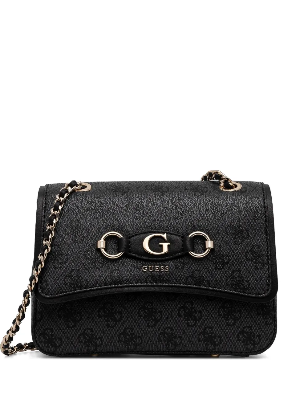 

Сумка через плечо Izzy с логотипом 4G GUESS USA, черный