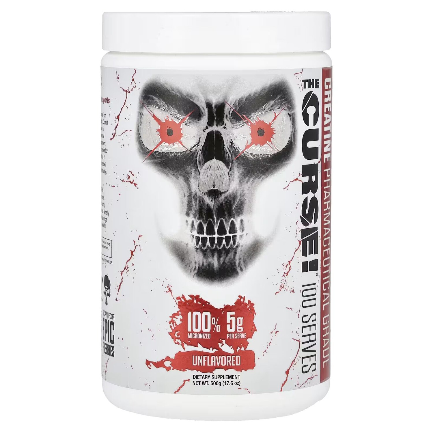 

The Curse, Креатин, без вкуса, 17,6 унций (500 г) Jnx Sports