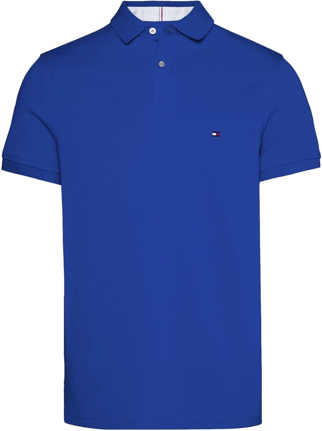 

Мужская рубашка-поло Tommy Hilfiger с коротким рукавом из хлопкового пике, классического кроя, коллекция 2024 года, Ultra Blue, Синий, Мужская рубашка-поло Tommy Hilfiger с коротким рукавом из хлопкового пике, классического кроя, коллекция 2024 года, Ultr