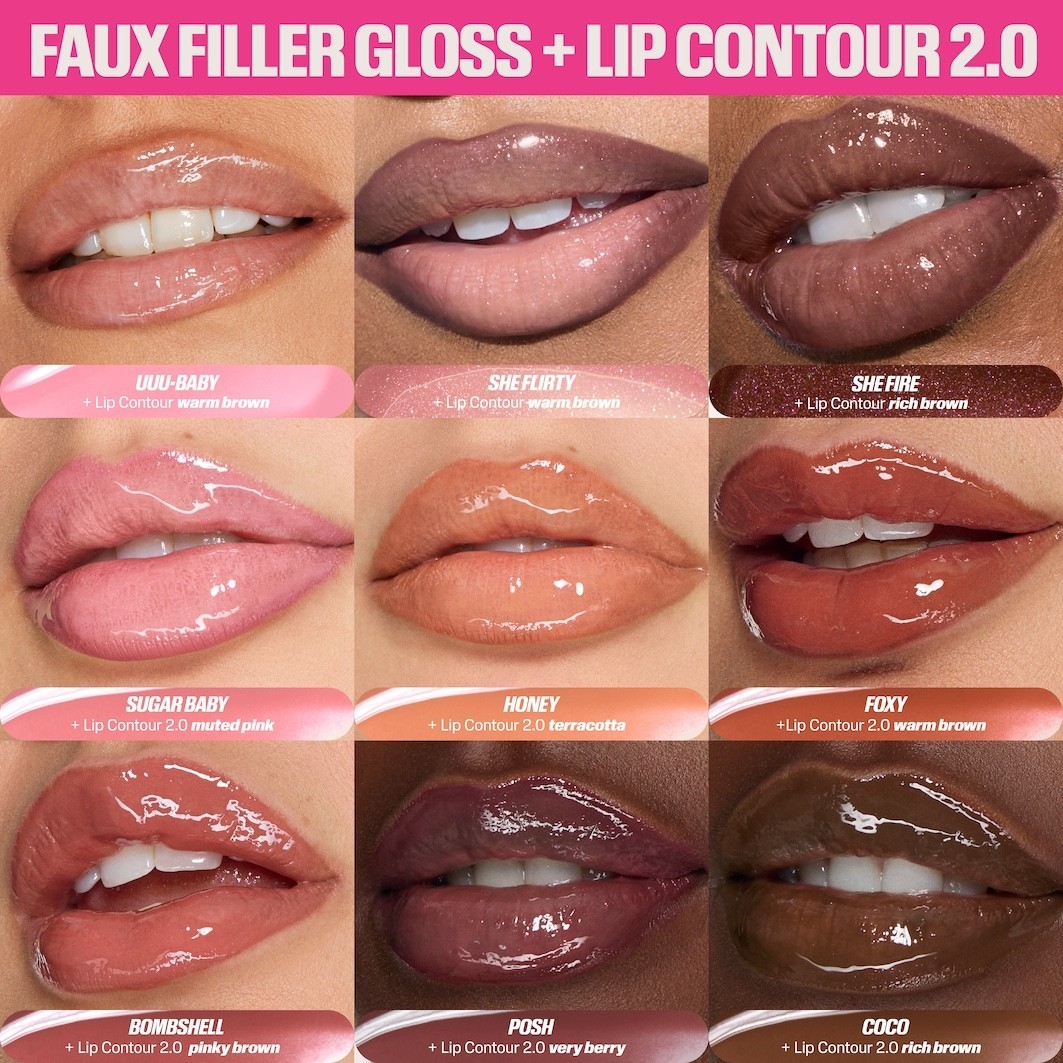 Блеск для губ Huda Beauty Faux Filler Extra Shine, sugar baby, 3.9 мл — фото 4