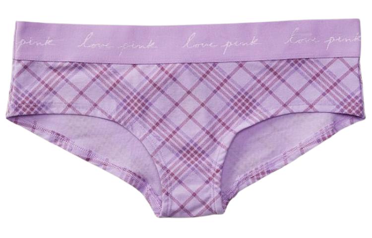 

VICTORIA'S SECRET Трусы женские 1 упаковка Светло-фиолетовая клетка