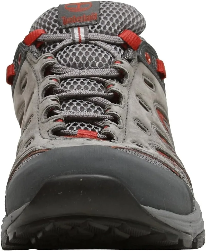 Низкие мужские кроссовки Timberland Ledge из кожи и ткани с сетчатым верхом Hyper Mesh, серый — фото 4