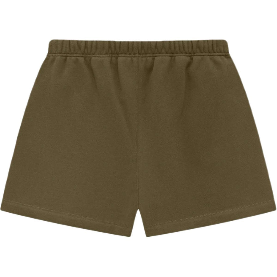 Спортивные шорты Fear of God Essentials Fleece Soccer Short 'Olive', оливкого-зеленый — фото 2