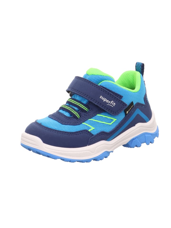 

Кроссовки на шнуровке superfit, цвет blau/hellgrün