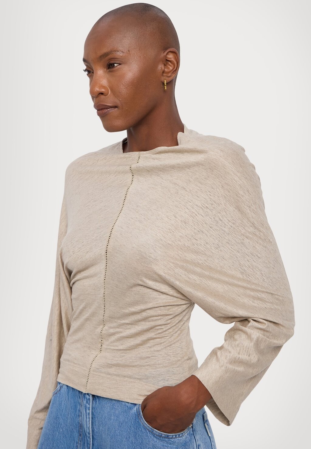 

Топ с длинными рукавами CIEL SLEEVED Faithfull the brand, бежевый