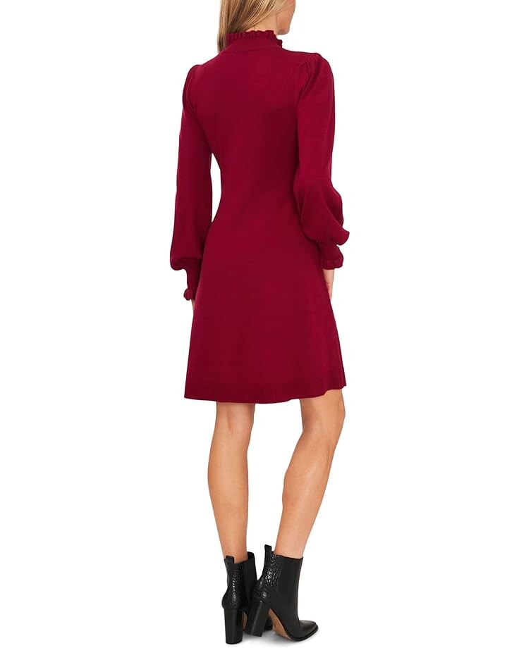 

Платье CeCe Mock Neck Sweaterdress, цвет Deep Merlot