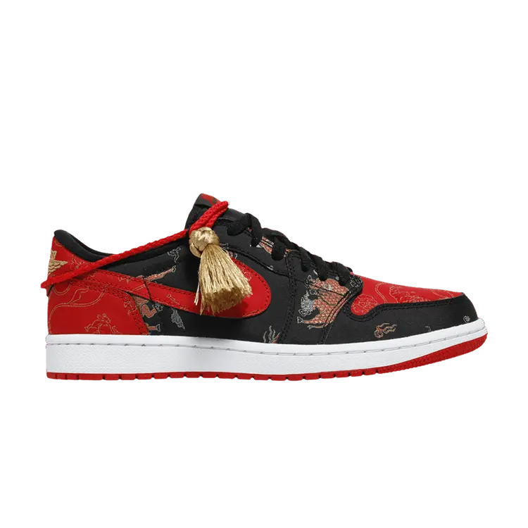 

Кроссовки Air Jordan Air Jordan 1 Retro Low OG 'Chinese New Year' Sample, красный