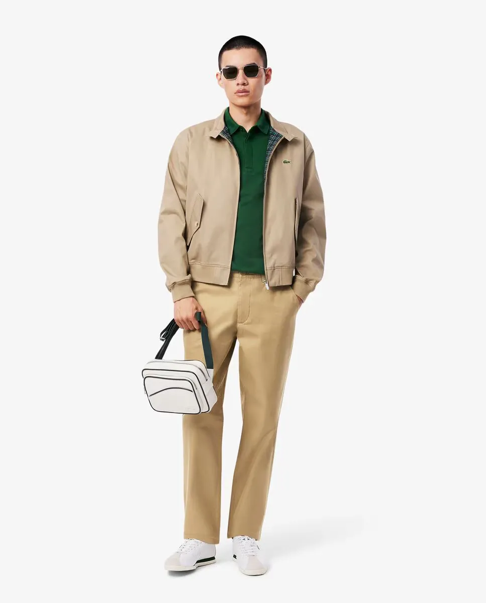 Мужские брюки-чиносы прямого кроя из хлопка Lacoste, бежевый — фото 4