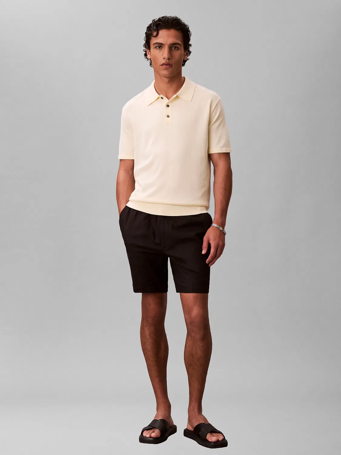 Рубашка Calvin Klein светло-желтого цвета — фото 3