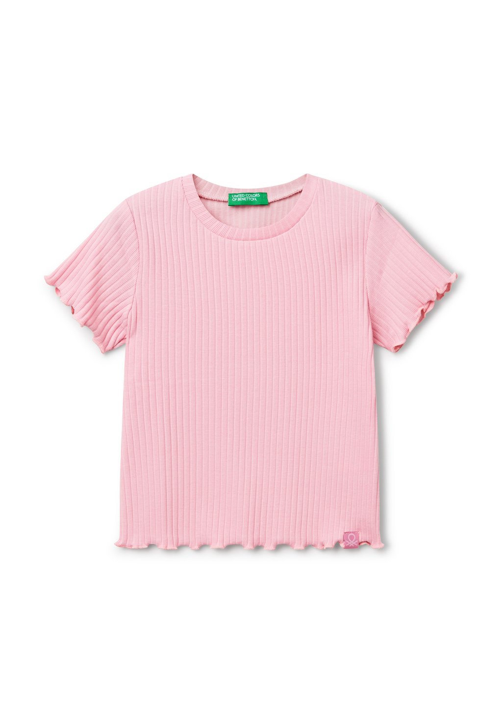 

Футболка с принтом United Colors of Benetton, фуксия