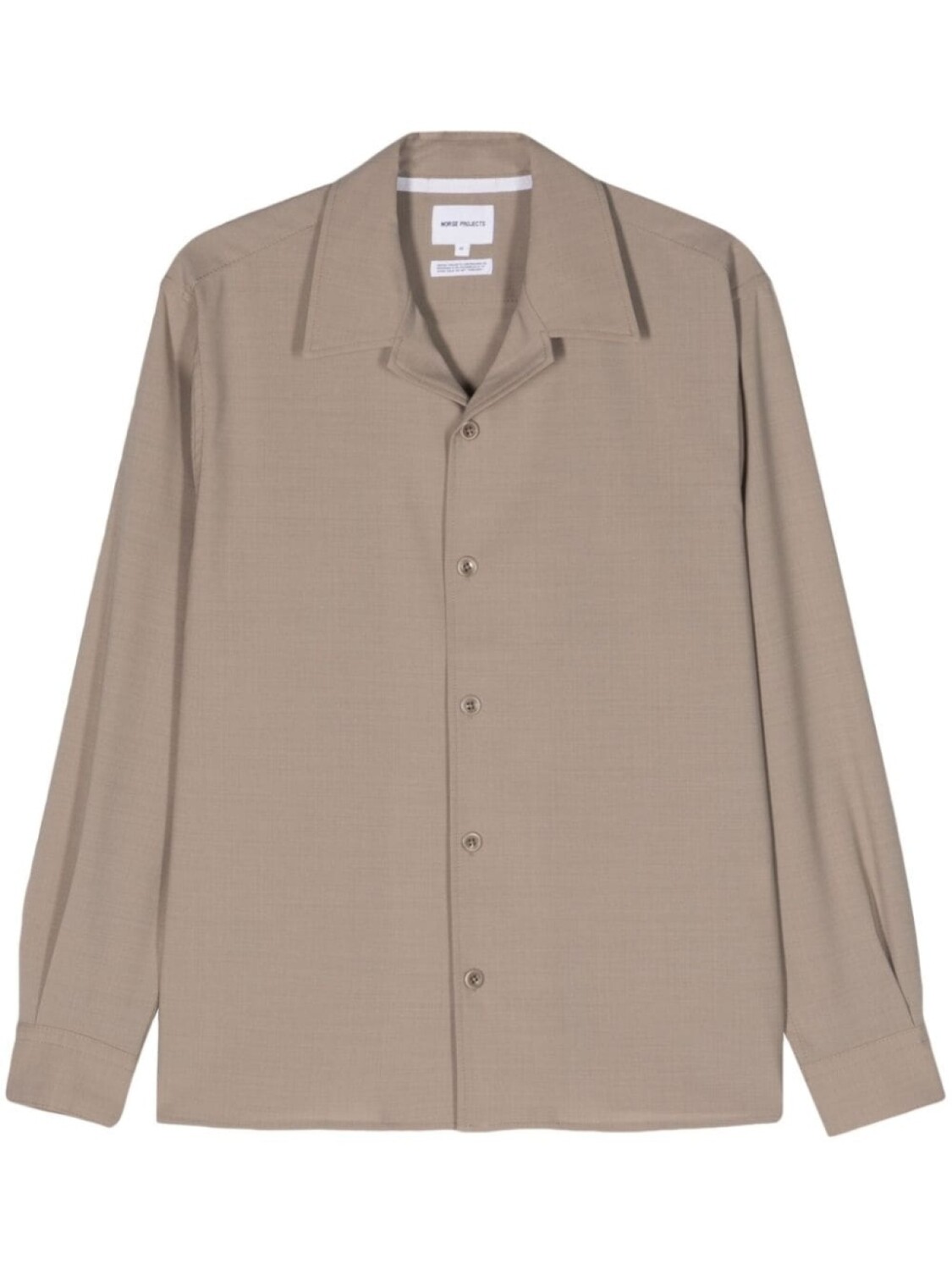 

Norse Projects рубашка Carsten с длинными рукавами, нейтральный цвет