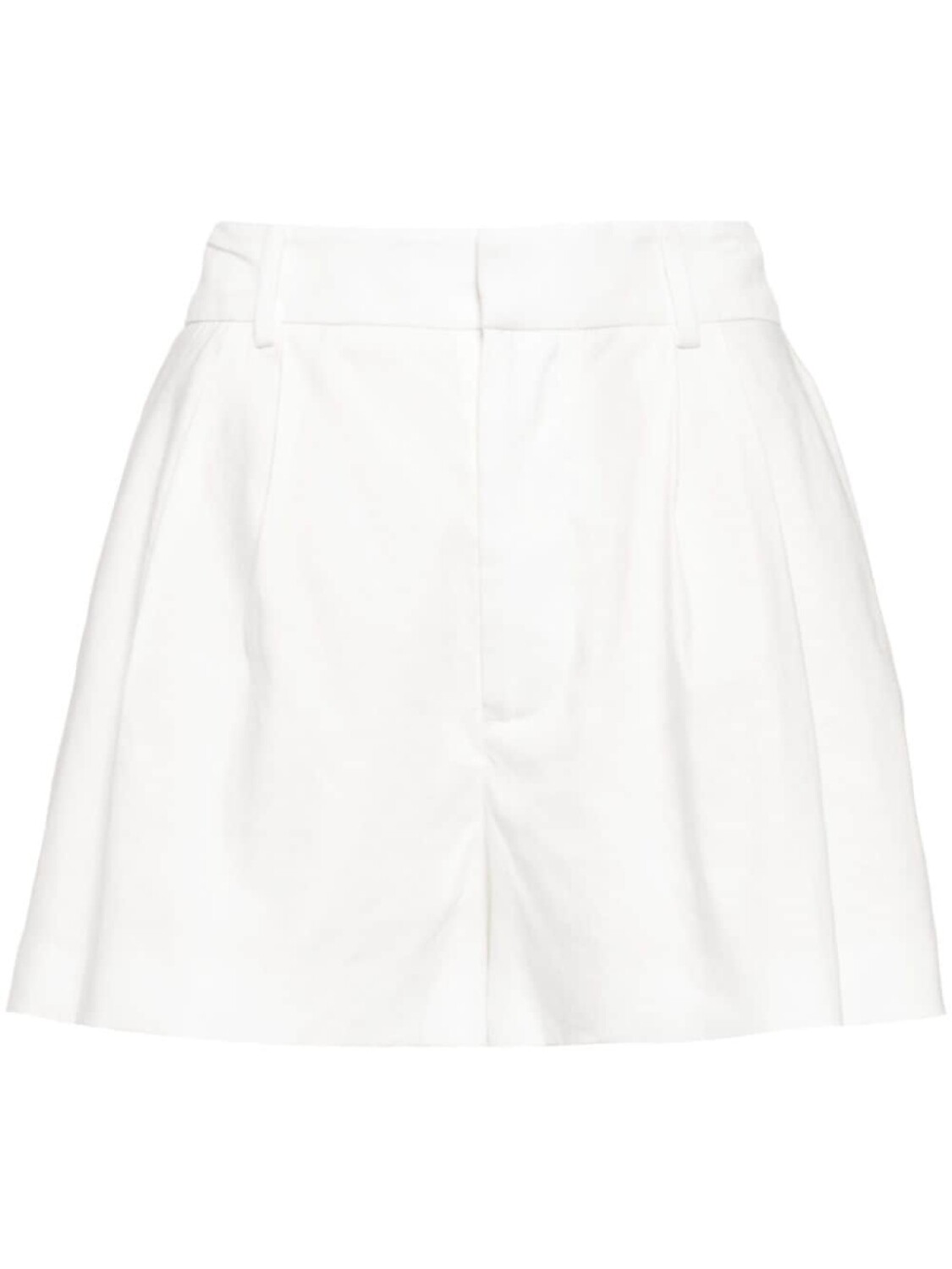 

Alice + olivia шорты с широкими штанинами и складками, белый