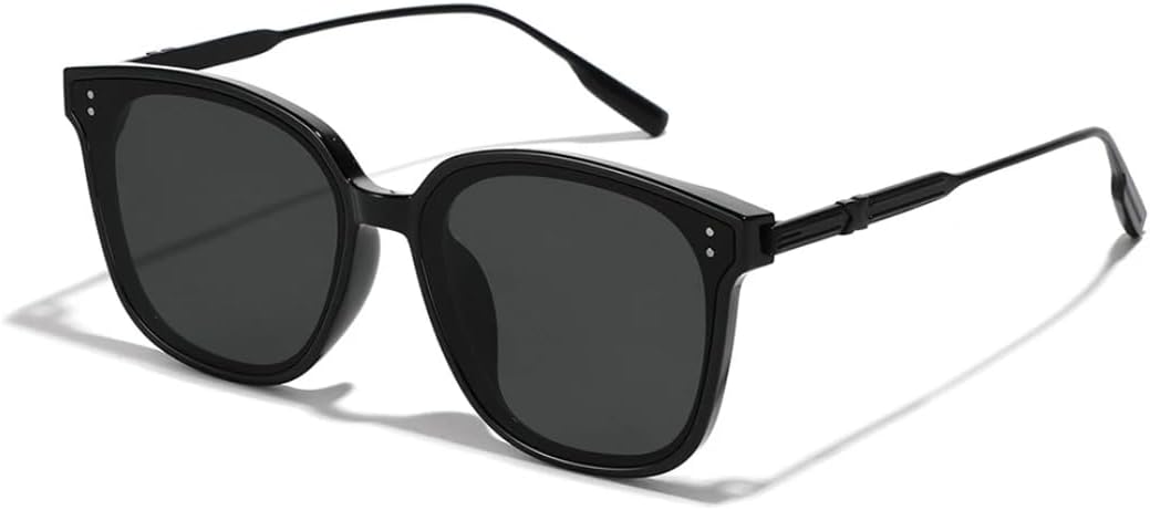 

Ретро-модные солнцезащитные очки для женщин и мужчин, классические винтажные солнцезащитные очки с защитой от УФ-излучения UV400 для использования на открытом воздухе SZVVBKK, Black