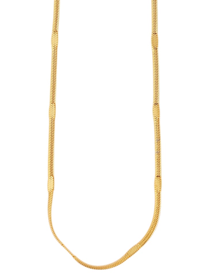 

Adeliás Женское колье - цепочка-змейка из нержавеющей стали, 45 см, золотого цвета