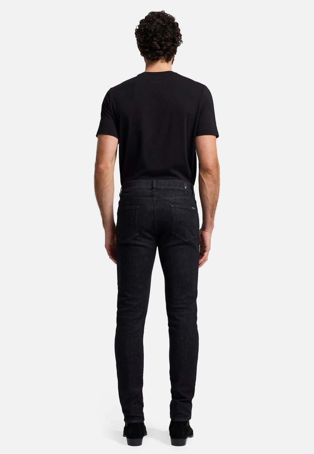 

Джинсы облегающего кроя SLIM FIT 7 for all mankind, черный