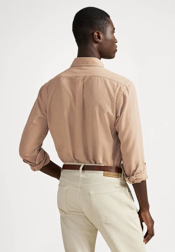 Рубашка из фактурной ткани добби, сшитая на заказ. Polo Ralph Lauren, Surrey Tan — фото 3