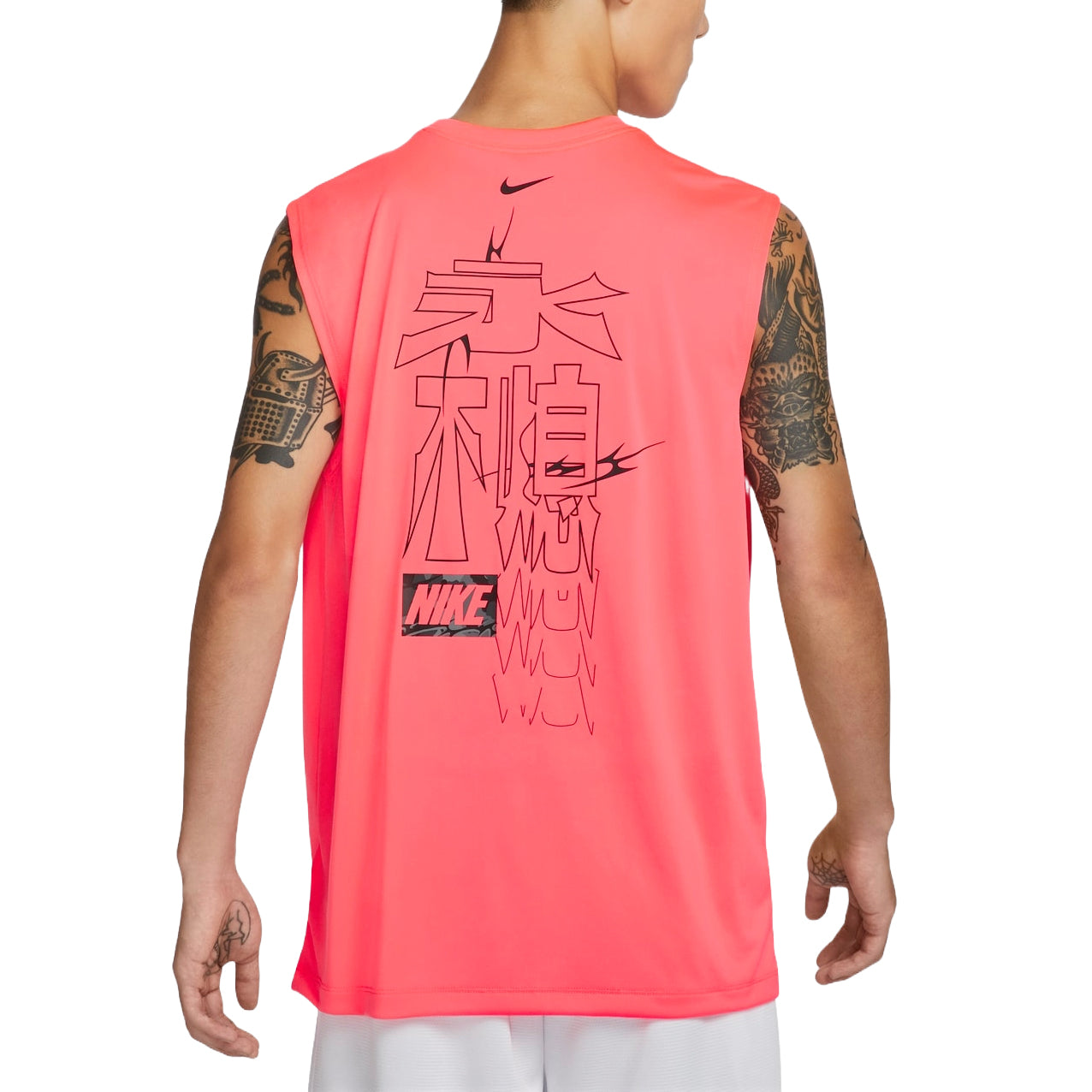 Спортивный топ Nike Dri-FIT Basketball Tank Asia Sizing 'Red' HM4463-605, красный — фото 2