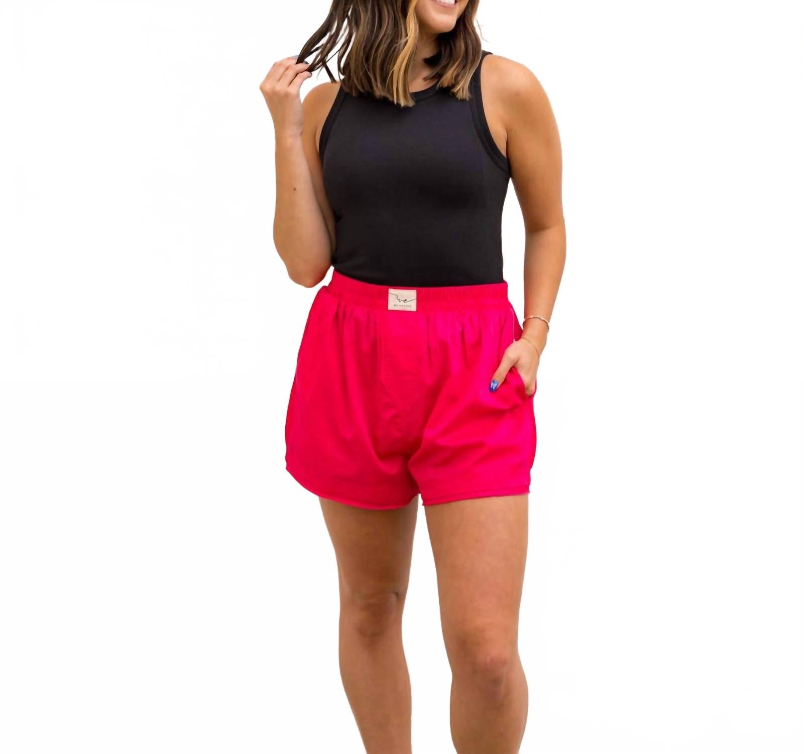 

Трусы-боксеры Day To Day Solid в цвете «розовый павлин» Free People, Pink Peacock