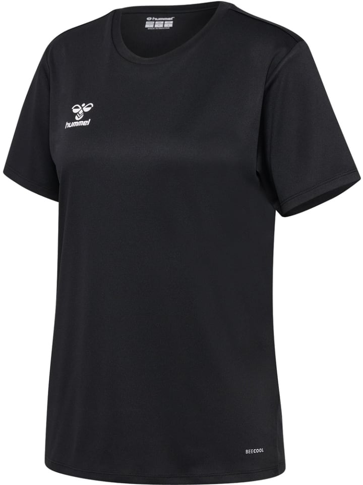 

Футболка Hmlessential Jersey S/S Woman черного цвета Hummel