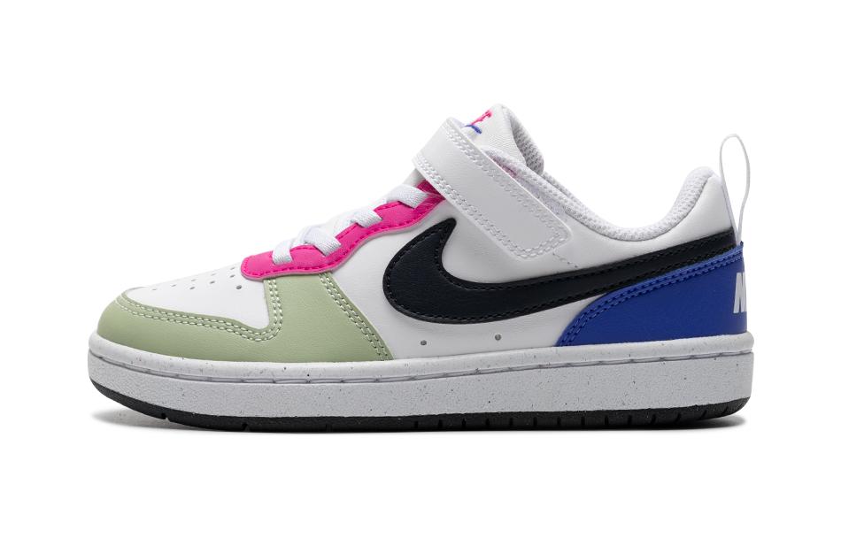 

Nike Кроссовки Court Borough Low Recraft PS 'Honeydew Pink Ultramarine'