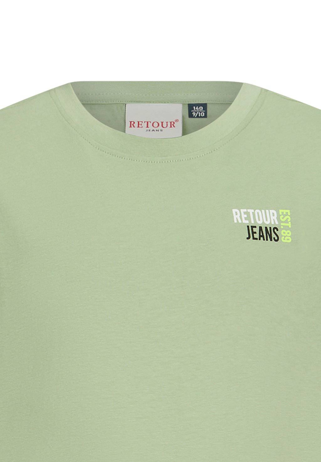 Футболка с принтом Retour Jeans, светло-зеленый — фото 3