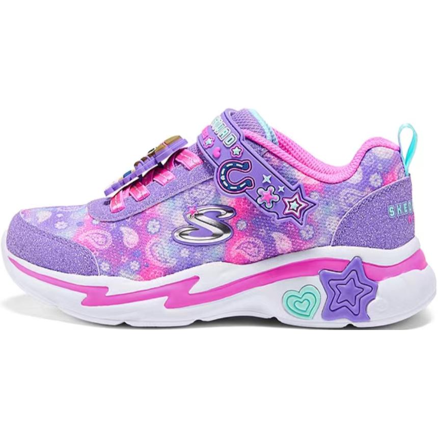 

Skechers Kids Абразивоустойчивые низкие детские повседневные кроссовки Purple Kids'