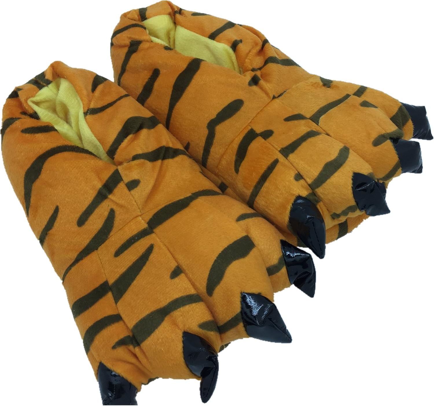 Мягкие теплые домашние тапочки в виде звериных лапок (костюм) Funcos, Tiger Stripe — фото 2