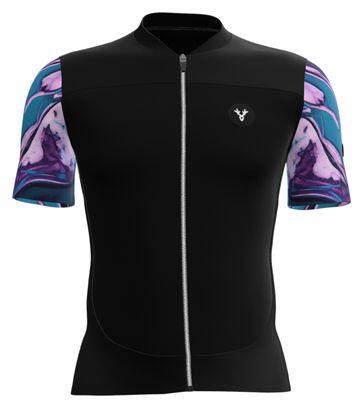 

Футболка с коротким рукавом LeBram Ventoux Petrole, чёрно-синяя