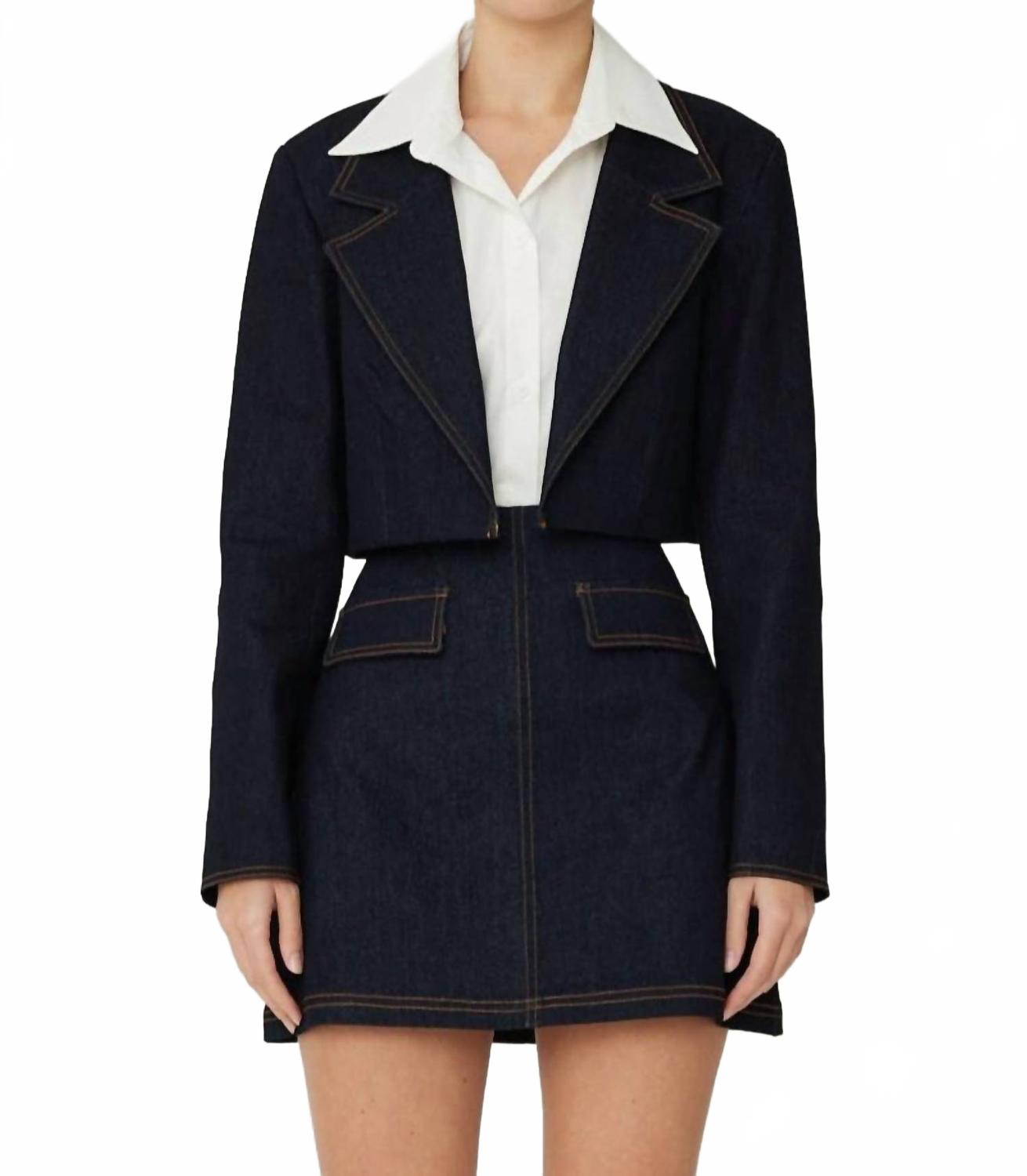 

Джинсовая куртка Donita, цвет темный Js70, Dark Wash