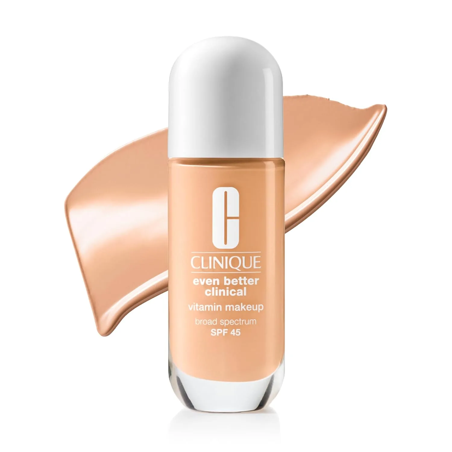 Clinique Even Better Clinical Vitamin Makeup Broad Spectrum SPF 45 с витаминами C, E и B3 | Легкое покрытие + яркий финиш, AE Light Warm 3