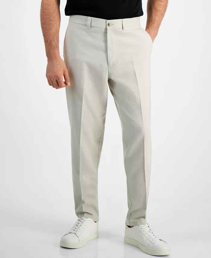 

Мужские льняные брюки Slim-Fit Kenneth Cole Reaction, коричневый/бежевый